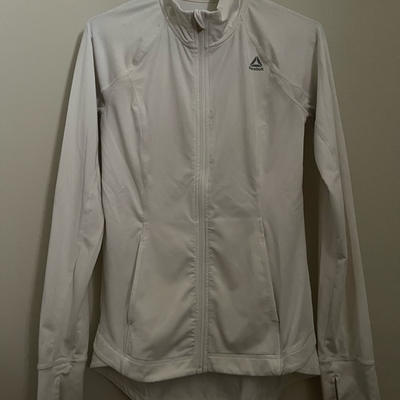 Reebok Jackets & Blazers - Reebok Light Gray Athletic Jacket